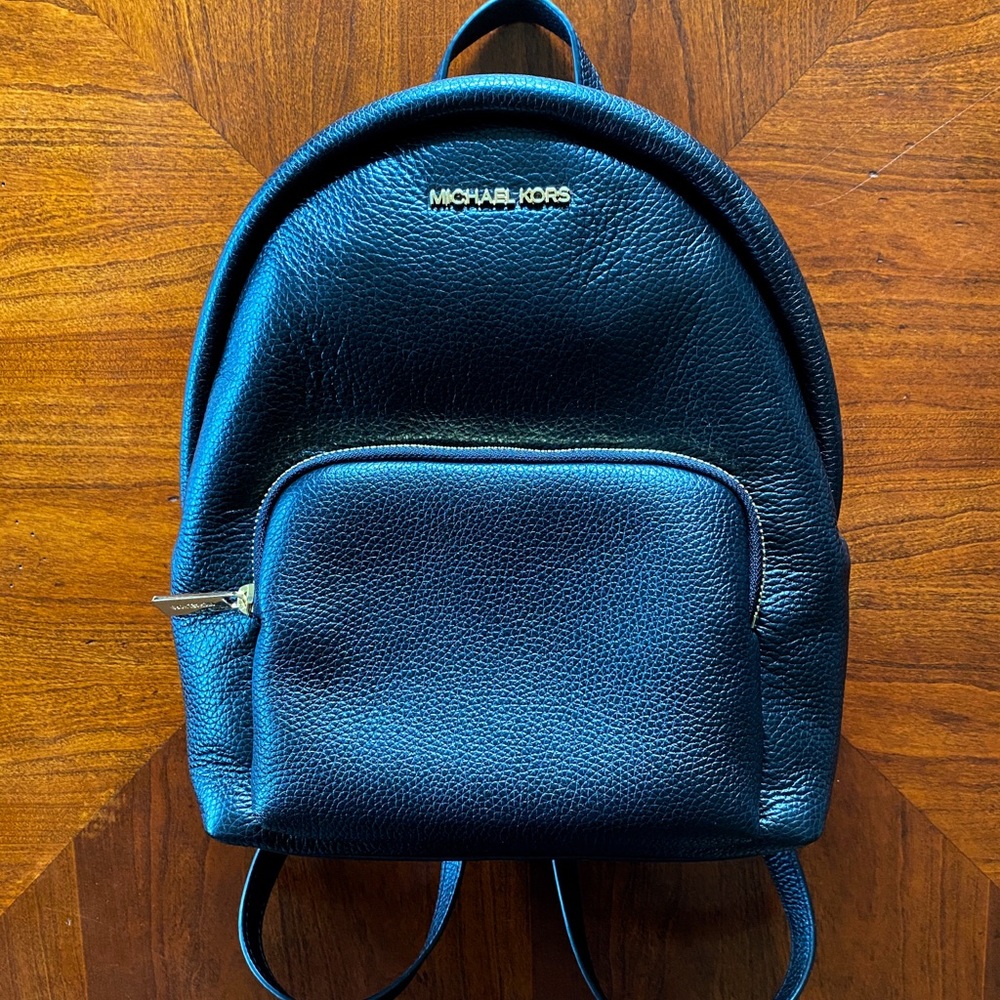 New Michael Kors Black Backpack